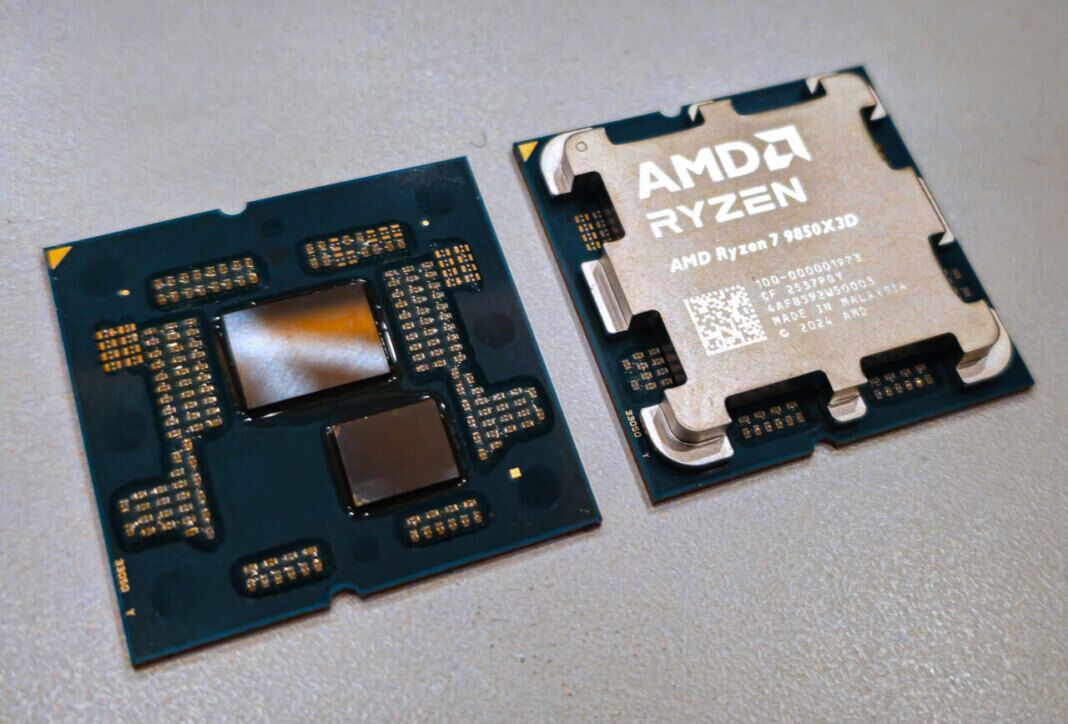 AMD Ryzen 9850X3D via pcgh