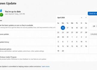 Windows Update Extend update pause