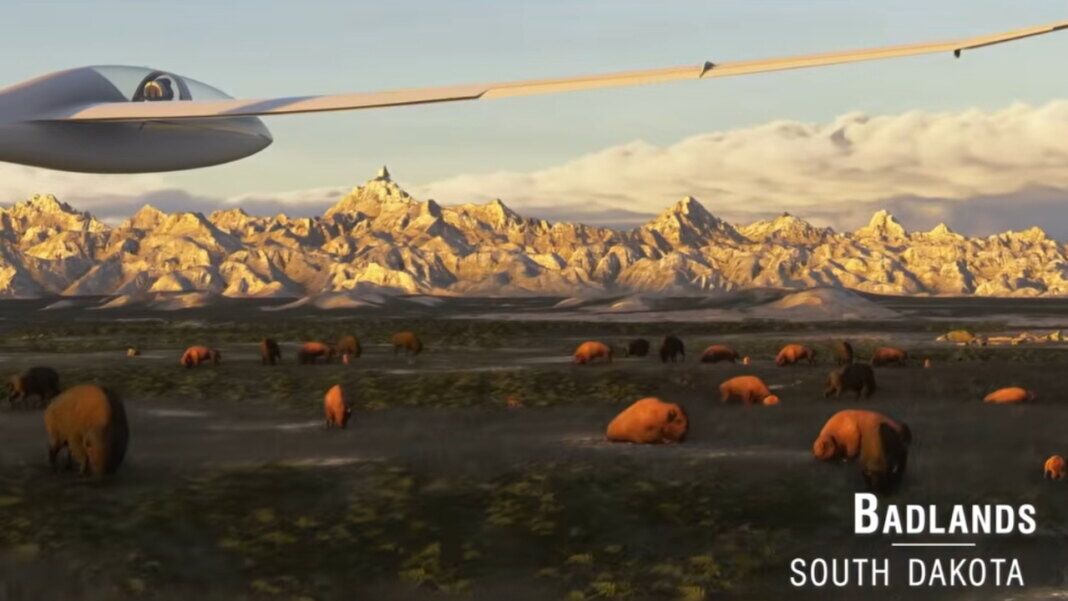Microsoft Flight Simulator 2024 Badlands South Dakota