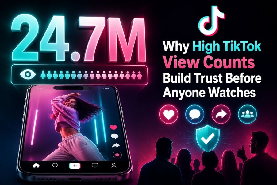 Why High TikTok View Counts Build Trust Before Anyone Watches