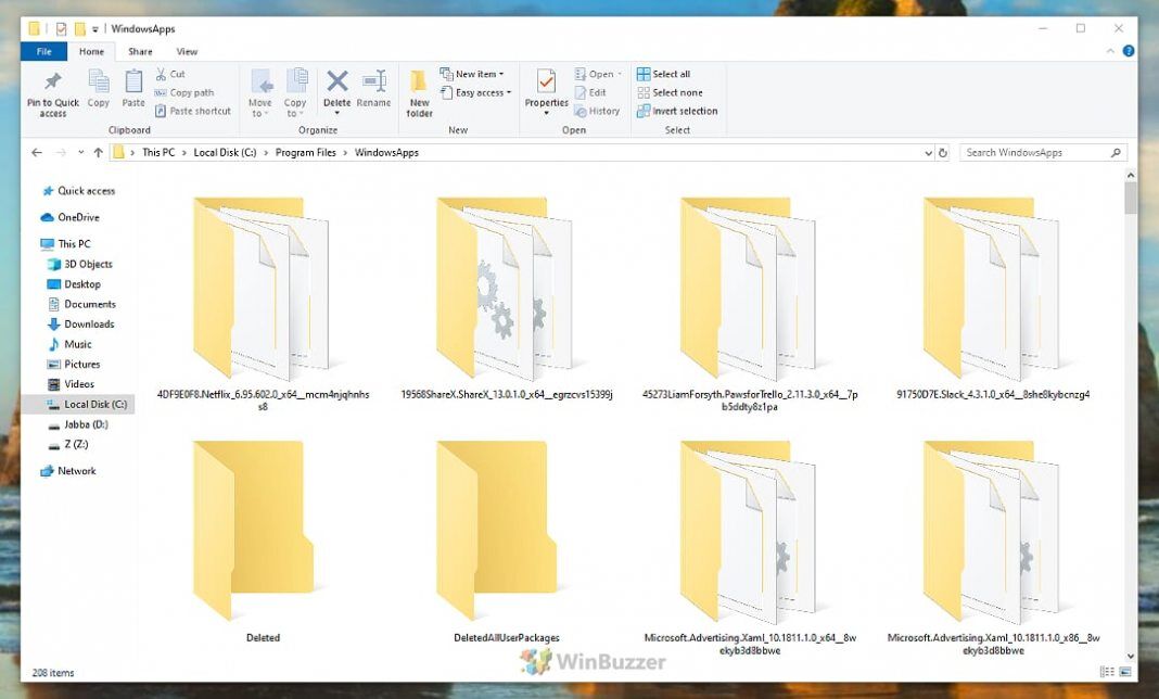 Windows How to locate Store Apps