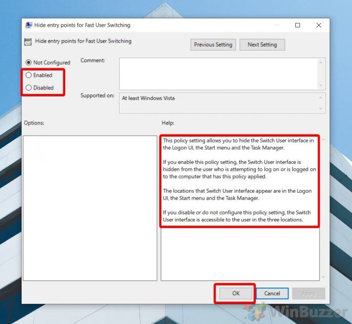 How to Enable or Disable Fast User Switching in Windows 11 and Windows ...