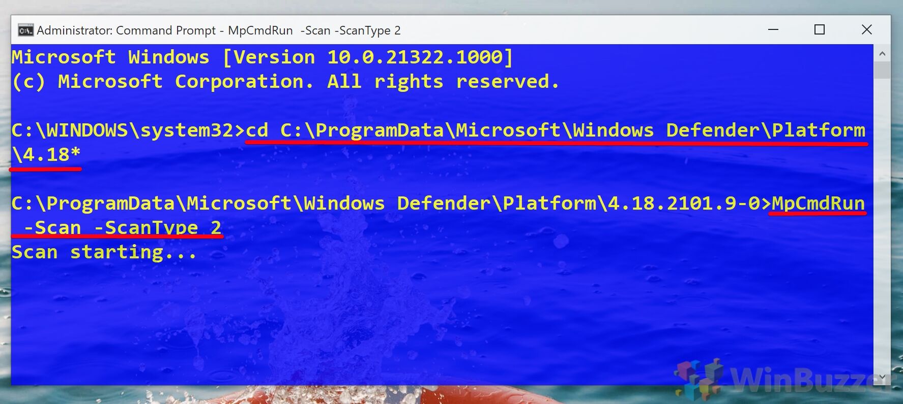 Command Line Scan Tool How to Use Windows Defender from the Command Line in Windows 10