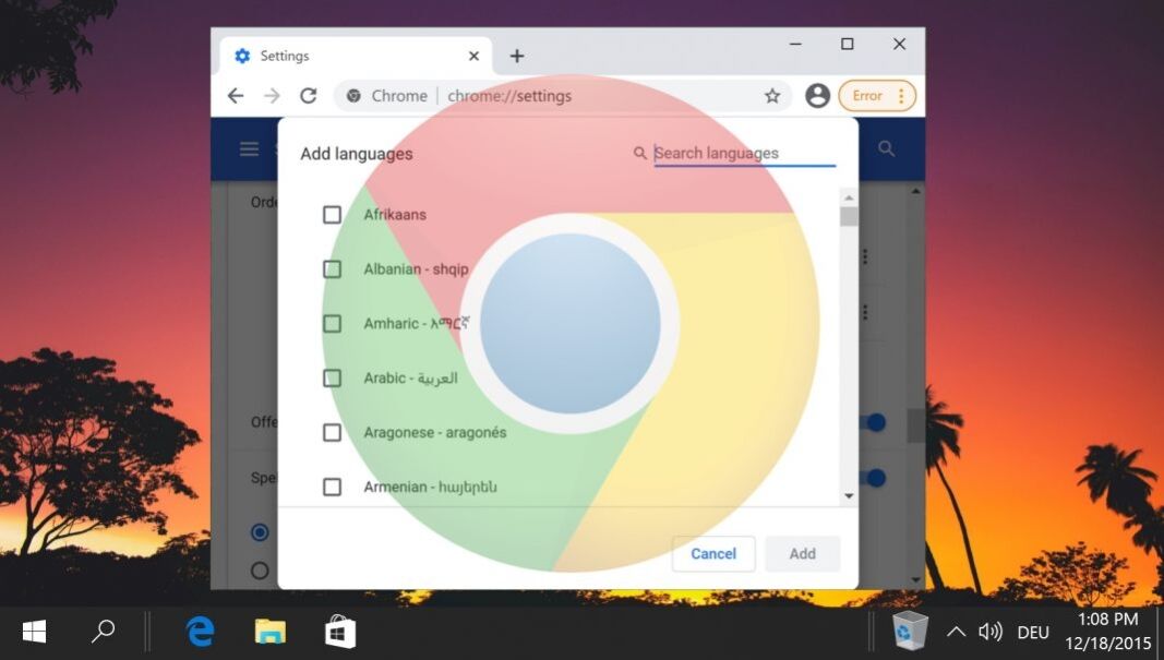 How to Change Chrome’s Default Language