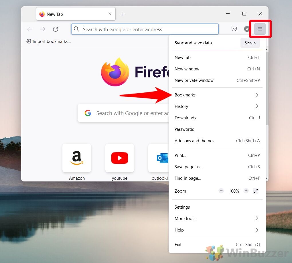 How to Show or Hide the Bookmark Bar in Chrome, Edge and Firefox