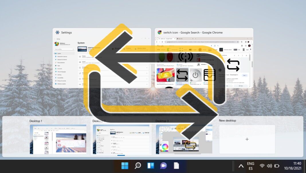 How to Switch between Open Windows in Windows 11 or Windows 10