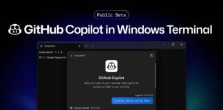 GitHub Copilot in Windows Terminal official Microsoft