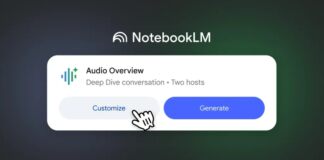 Google NotebookLM audio overview official