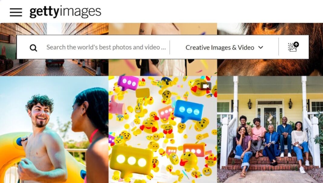Getty Images web official