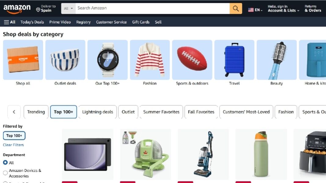 Amazon US website