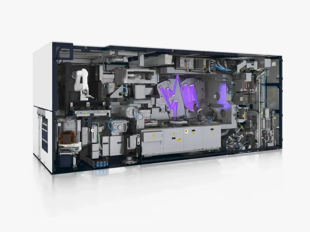 ASML extreme ultraviolet (EUV) lithography machine