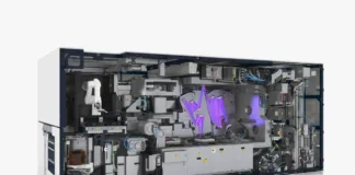 ASML extreme ultraviolet (EUV) lithography machine