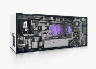 ASML extreme ultraviolet (EUV) lithography machine