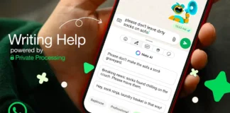 Meta WhatsApp Writing Help