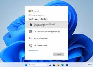 Microsoft Drops SMS Codes in Personal Account Passkey Push Microsoft Account Verify your Identity dialog
