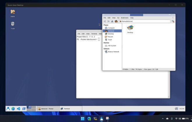 Developer Turns Azure Linux 4 Into Bootable Desktop-App