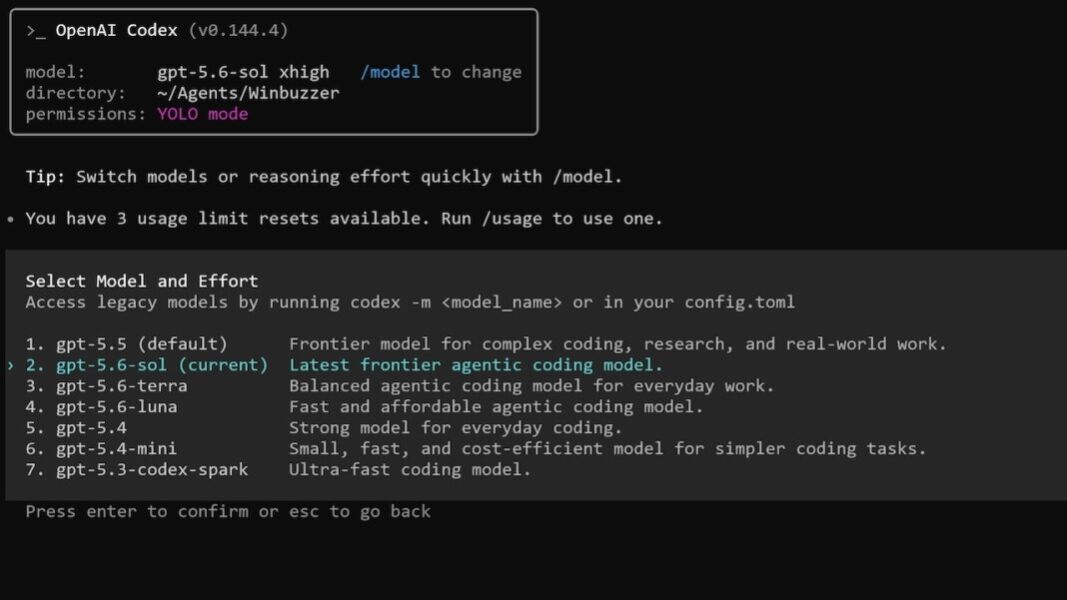 OpenAI Codex GPT-5.6