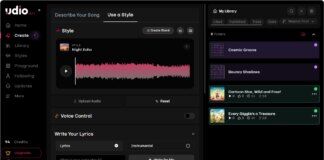 Udio AI music generator