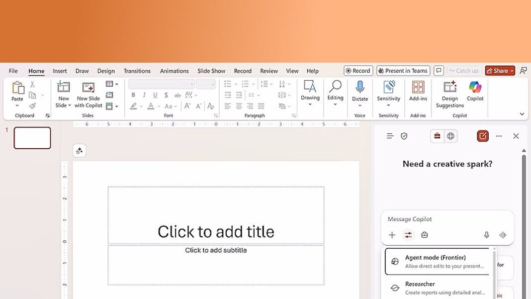 Microsoft 365 Copilot Gains PowerPoint Agent Mode