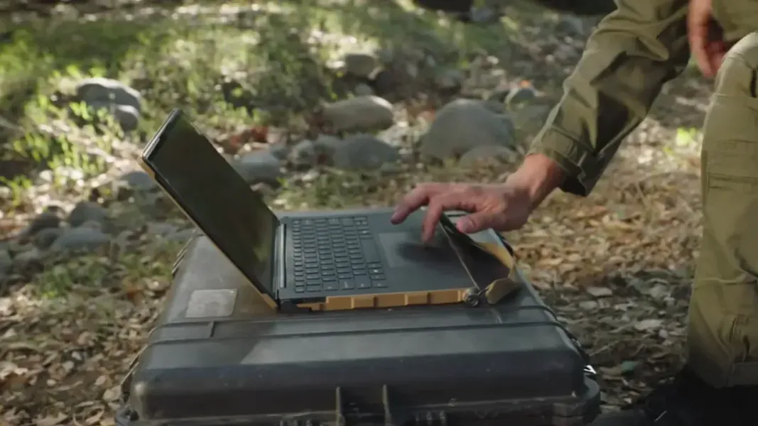 Anduril Bluechip military laptop