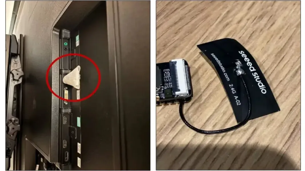 Bugged OpenAI meeting room device installed by Abdulrahman Alfozan