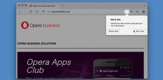 opera browser built in ad block Opera
