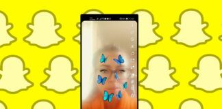 Unlock the butterflies lens on snapchat