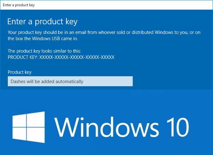 Changing Product Key For Windows  Activation  winbuzzer featured