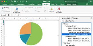 Excel Acessibility Option Microsoft