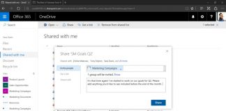Yammer OneDrive Sharing Microsoft Official