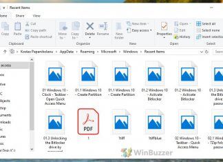 How to Find and Clear the All Recent Files List in Windows 10