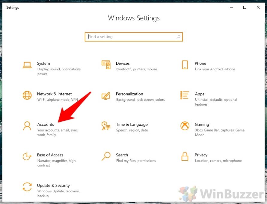 Windows 10 - Settings