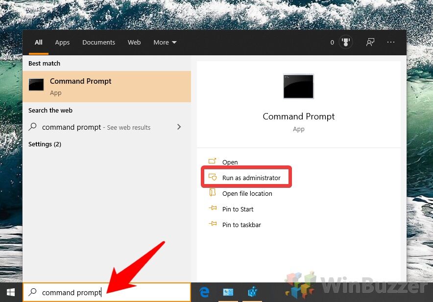 Windows 10 - Open Command Prompt