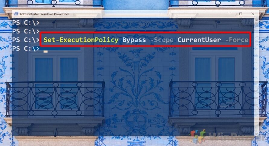 Windows 10 - PowerShell - Set Execution Policy for Current User