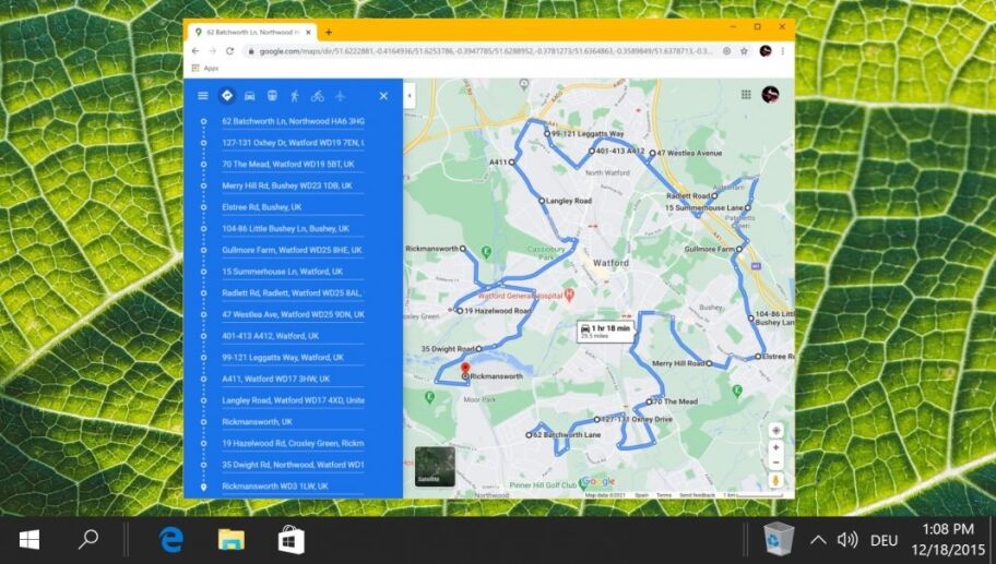 Google Maps How to navigate with more than 10 stops
