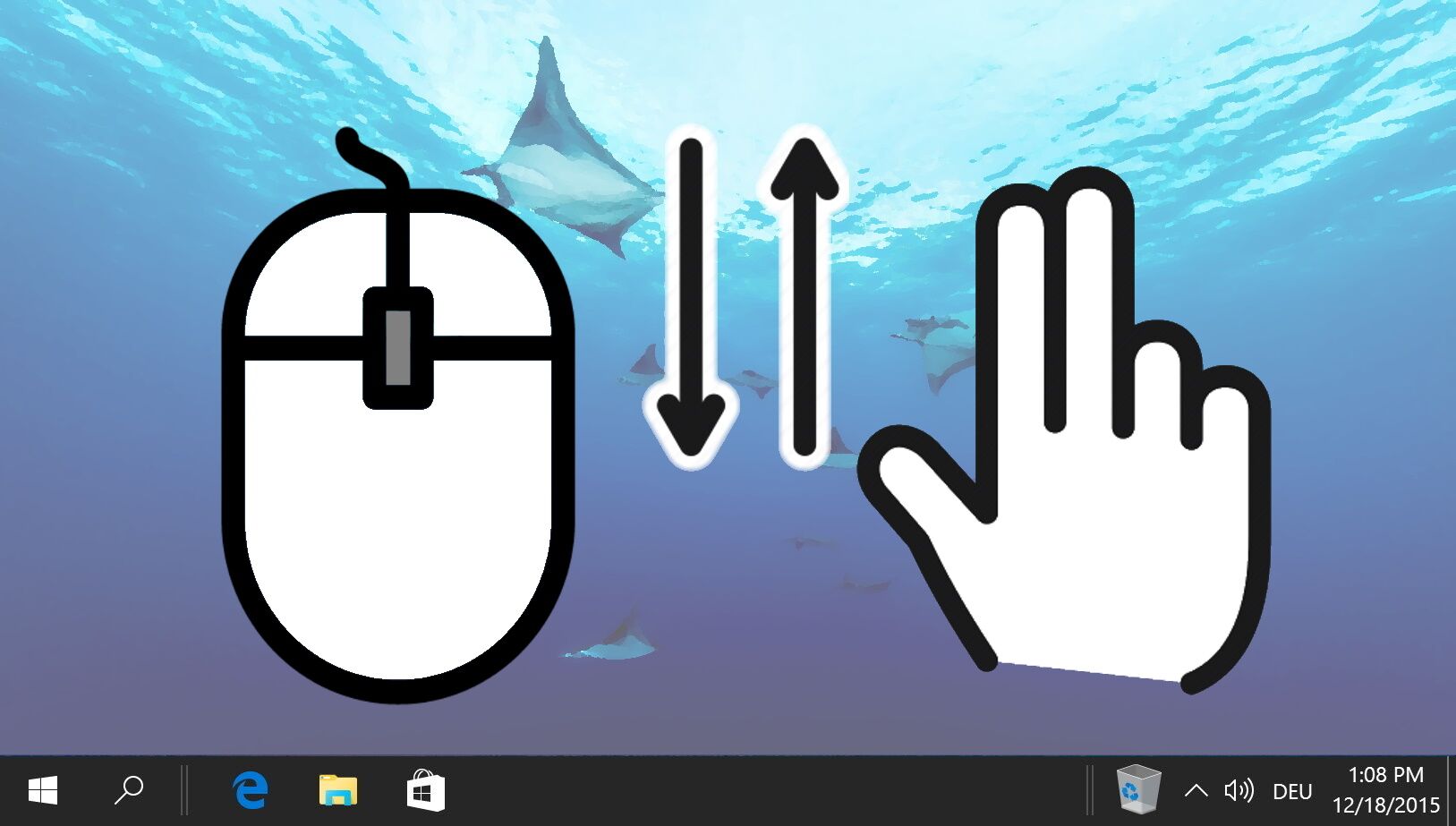 Featured - How to reverse mouse and touchpad scrolling direction on Windows 10