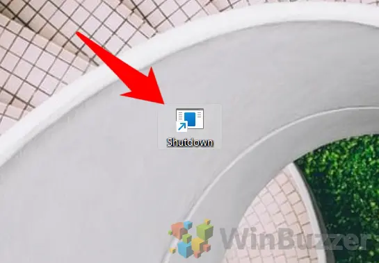 Windows 11 - Desktop - Shutdown Icon