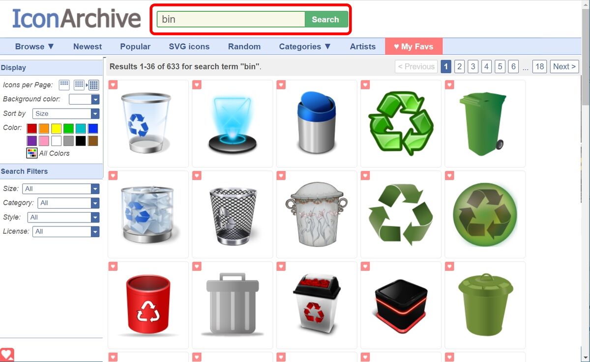 Windows 10 - Icon Archive - Search