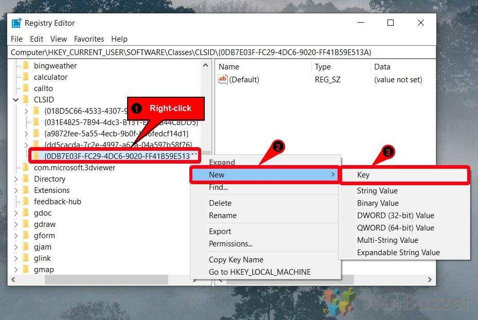 Windows 10 - Regedit - CLSID - Key To Change Icon of 3D Objects Folder - New Key