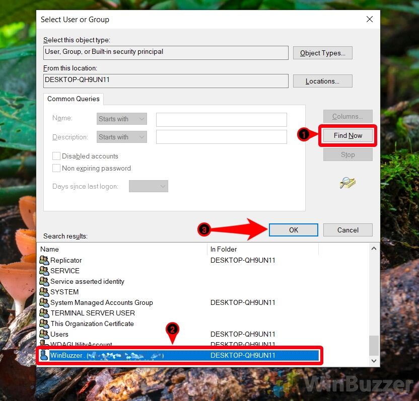 Windows 10 - Regedit - Key To Change Icon of 3D Objects Folder - DefaultIcon - Permissions - Advanced - Change - Adavanced - Find Now - Choose uno - Accept