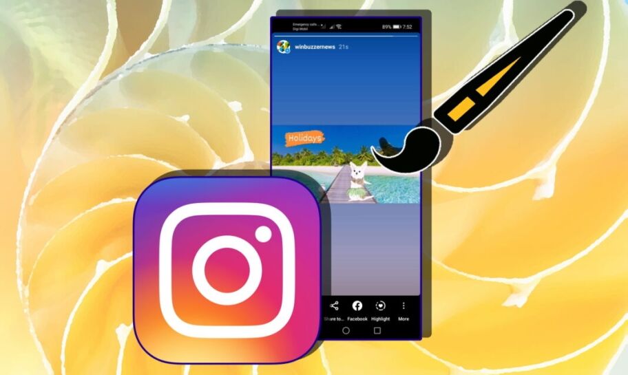 Featured - how to change background on instagram story