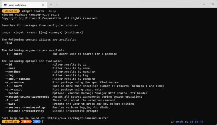 WinGet-Command-Aliases