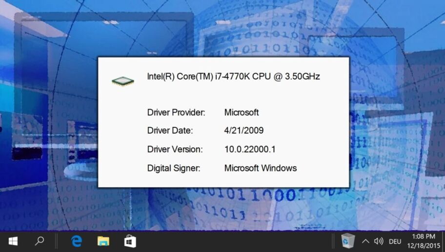 How to check device driver versions on Windows 10