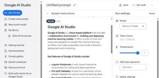 Google AI Studio own