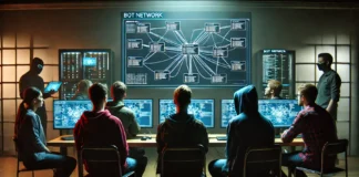 Hackers Cybercrime Cybersecurity bot network