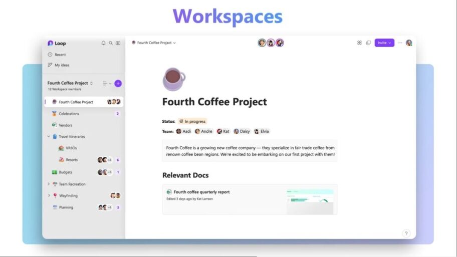 Microsoft Loop workspaces official