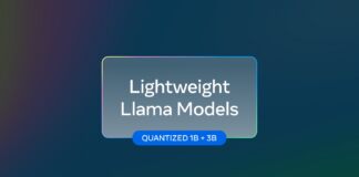 Meta lightweight Llama Models Quantized 1B 3B official