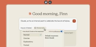 Anthropic Claude writing Style official