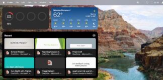 Microsoft Office Recent Files Widgets Mac macOS official