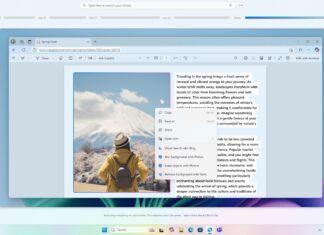 Windows Recall Click to Do in Recall showing image actions on a highlighted image.